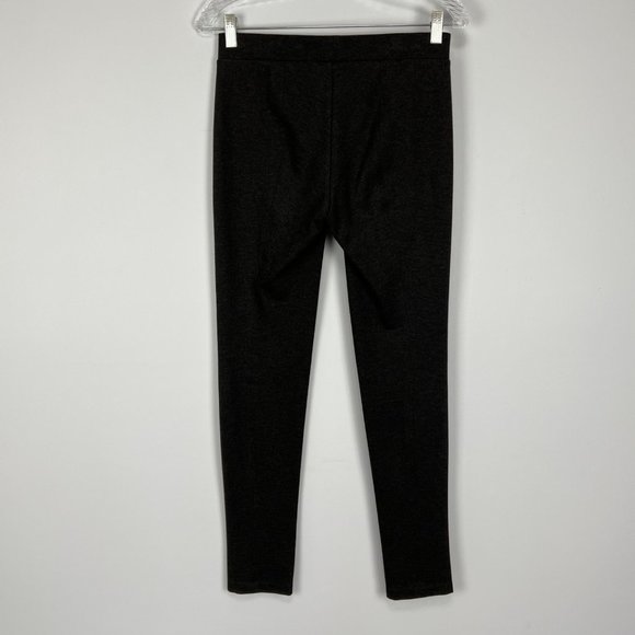 Vince Womens Ponte Knit Seamed Leggings Charcoal Gray Stretchy size Medium - Picture 6 of 14